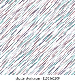 Grunge Background with Diagonal Stripes. Abstract Texture with Brush Strokes. Scribbled Grunge Motif for Fabric, Cloth, Textile Rustic Vector Background.