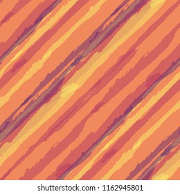 Grunge Background with Diagonal Stripes. Abstract Texture with Brush Strokes. Scribbled Grunge Rapport for Fabric, Cloth, Textile Rustic Vector Background.