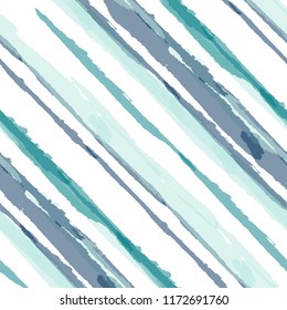 Grunge Background with Diagonal Stripes. Abstract Texture with Dry Brush Strokes. Scribbled Grunge Pattern for Wallpaper, Print, Textile Trendy Vector Background.