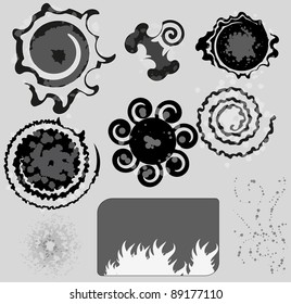 grunge background element