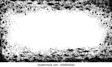 Grunge Background Frame Border Overlay Texture Stock Vector (Royalty ...