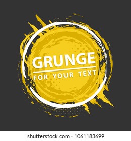 Grunge background. Grunge frame with space for text. Paint splash
