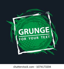 Grunge background. Grunge frame with space for text. Paint splash
