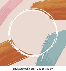 grunge background with frame vector