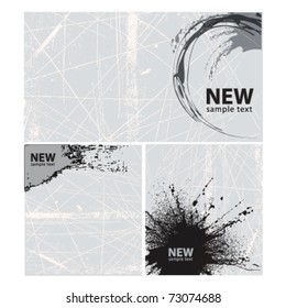 grunge background frames