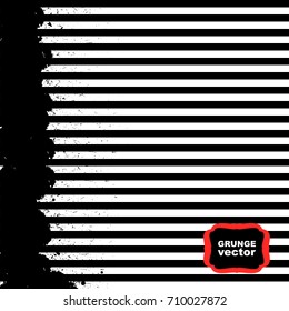 Grunge background with geometric elements, patterns fashion trend. Vector.