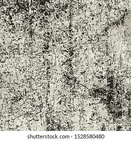 Grunge background grey. Old worn surface. Vector texture of scratches, chips