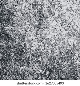 Grunge background grey. Old worn surface. Vector texture of scratches, chips