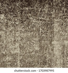 Grunge gris de fondo. Vieja superficie desgastada. Textura vectorial de arañazos, chips