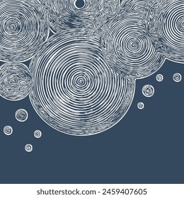 Grunge background. Hand-drawn illustration. Vector.
