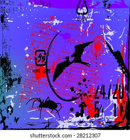 grunge background illustration