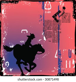 grunge background illustration