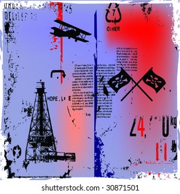 grunge background illustration