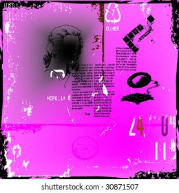 grunge background illustration