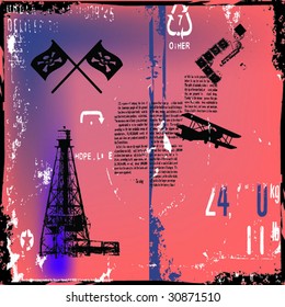 grunge background illustration