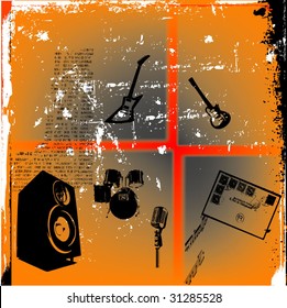 grunge background illustration