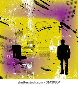 grunge background illustration