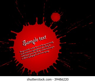Grunge background.  Inkblot. - Powered by Shutterstock - Get 15% off with code: PIKWIZARD15