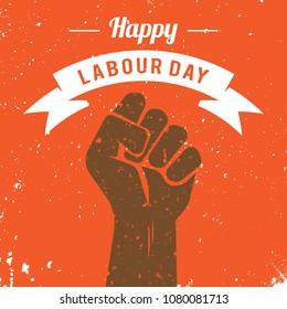Grunge background Labor vector illustration