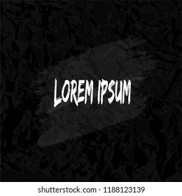 Grunge background made  with brush. Vector design.  