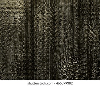 Grunge background with a metallic effect. Twisted futuristic space. Shabby torn collapsing space
