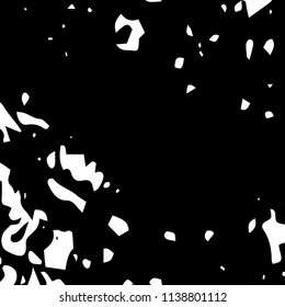Grunge Background. Modern Monochrome Backround for Poster, Cards. Halftone Vector Texture for your Design. 