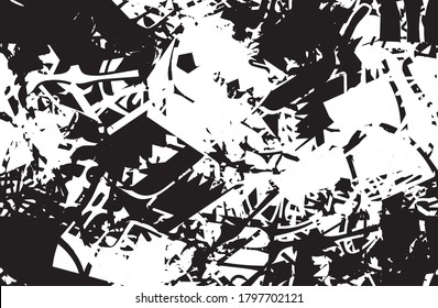 El fondo ondulado es monocromo. Una textura abstracta sin inconvenientes. Plantilla para imprimir en tela, papel pintado. Patrón de repetición caótico