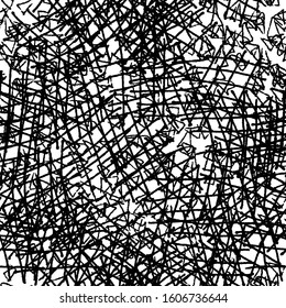 Grunge background monochrome seamless pattern