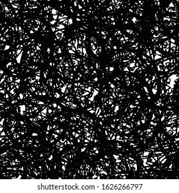 Grunge background monochrome seamless pattern