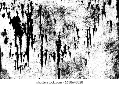 Grunge background of an old rusty metal wall with spots, noise and grit. Overlay template. Vector illustration