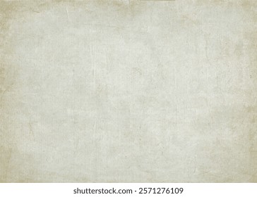 Grunge background of old vintage worn paper. Antique gray rough paper texture