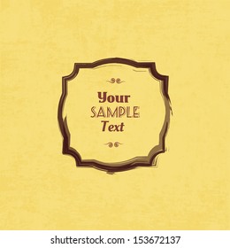 Grunge Background with Painted Frame | Abstract Background Design