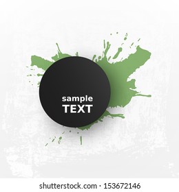 Grunge Background with Painted Frame | Abstract Background Design
