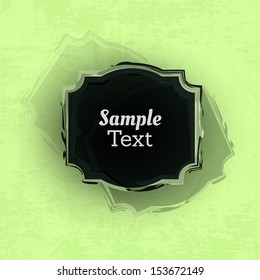 Grunge Background with Painted Frame | Abstract Background Design