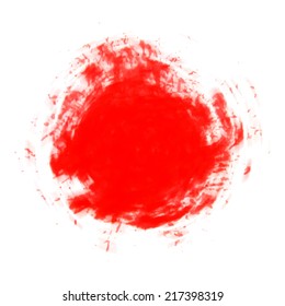 Grunge background. Red splash unusual. Vector.