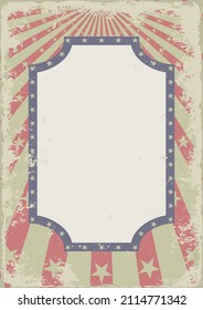 grunge background with retro frame