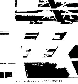 Grunge Background. Retro Monochrome Backround for Print, Mobile and Web Applications. Halftone Vector Texture for your Design. 