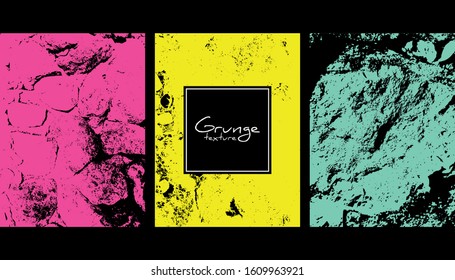 Grunge background. Rock. Vector brush strokes. Area for text