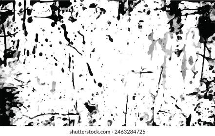 	
Grunge Background. Rough, scratch, splatter grunge pattern design. Overlay texture. Sketch grunge design. Black and white Grunge texture. Black dusty scratchy texture.