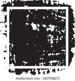 Grunge background with space under the text. Ink stain in the form of a Board with a frame. Template for icons, labels