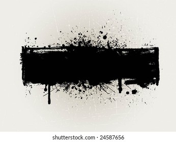 Grunge background with splats and drips