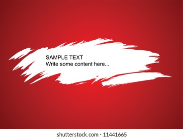 Grunar el fondo con salpicaduras y colocar el texto