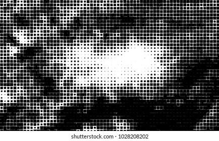 Grunge background of squares on white background