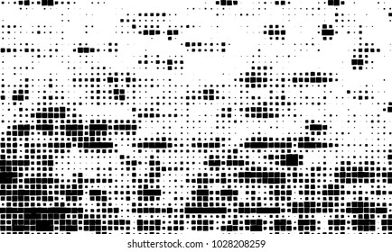 Grunge background of squares on white background