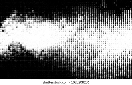 Grunge background of squares on white background