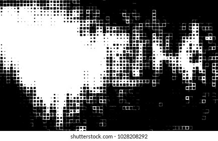 Grunge background of squares on white background