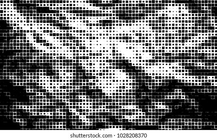 Grunge background of squares on white background