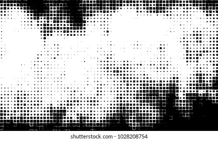 Grunge background of squares on white background