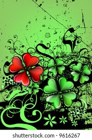 Grunge background for St. Patrick's Day