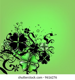 Grunge background for St. Patrick's Day